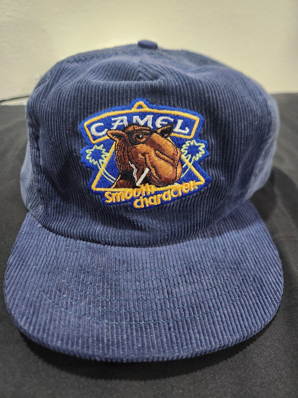 Camel Corduroy Cap (Late 80s Early 90s) Smooth Character Logo